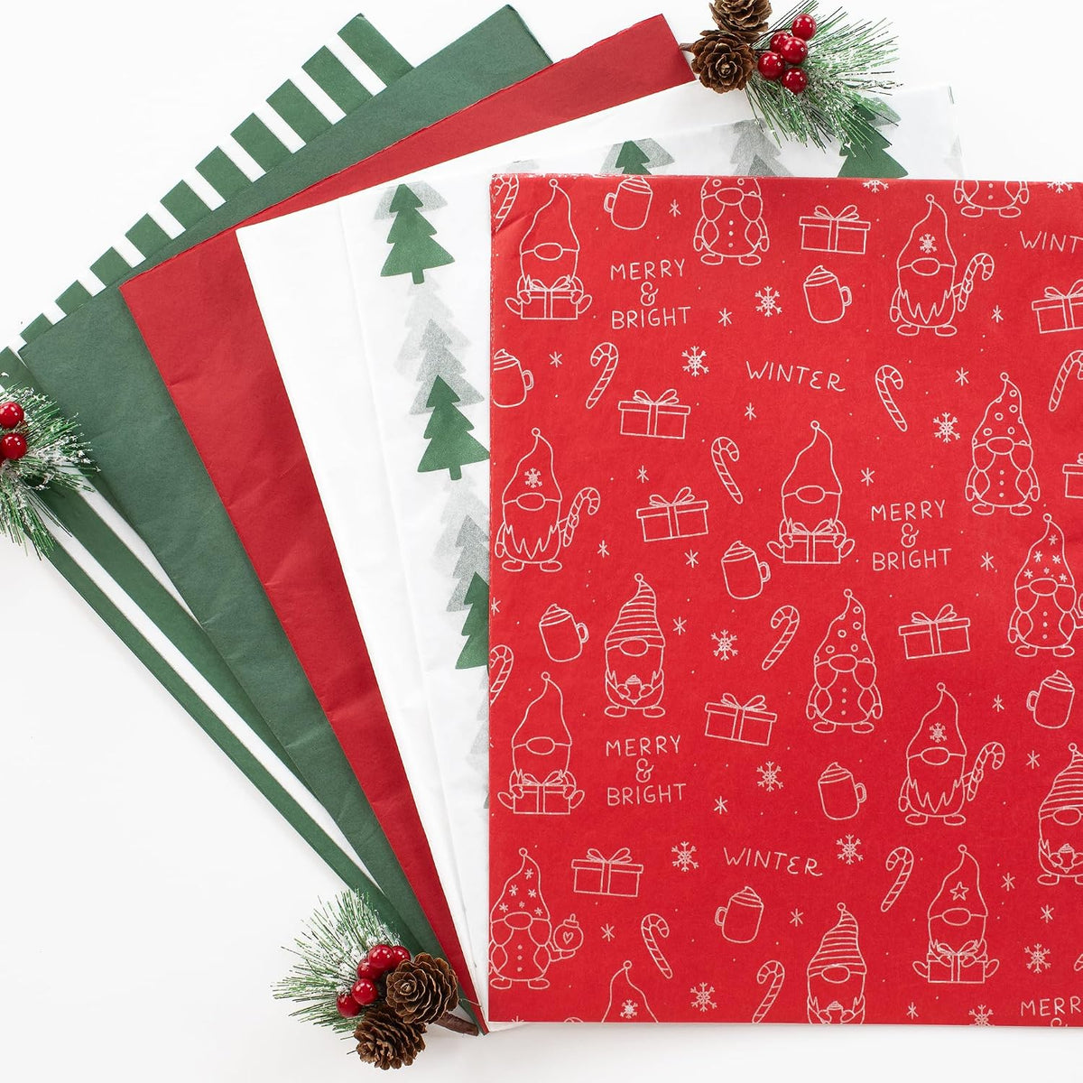 Christmas tissue paper set 120 sheets