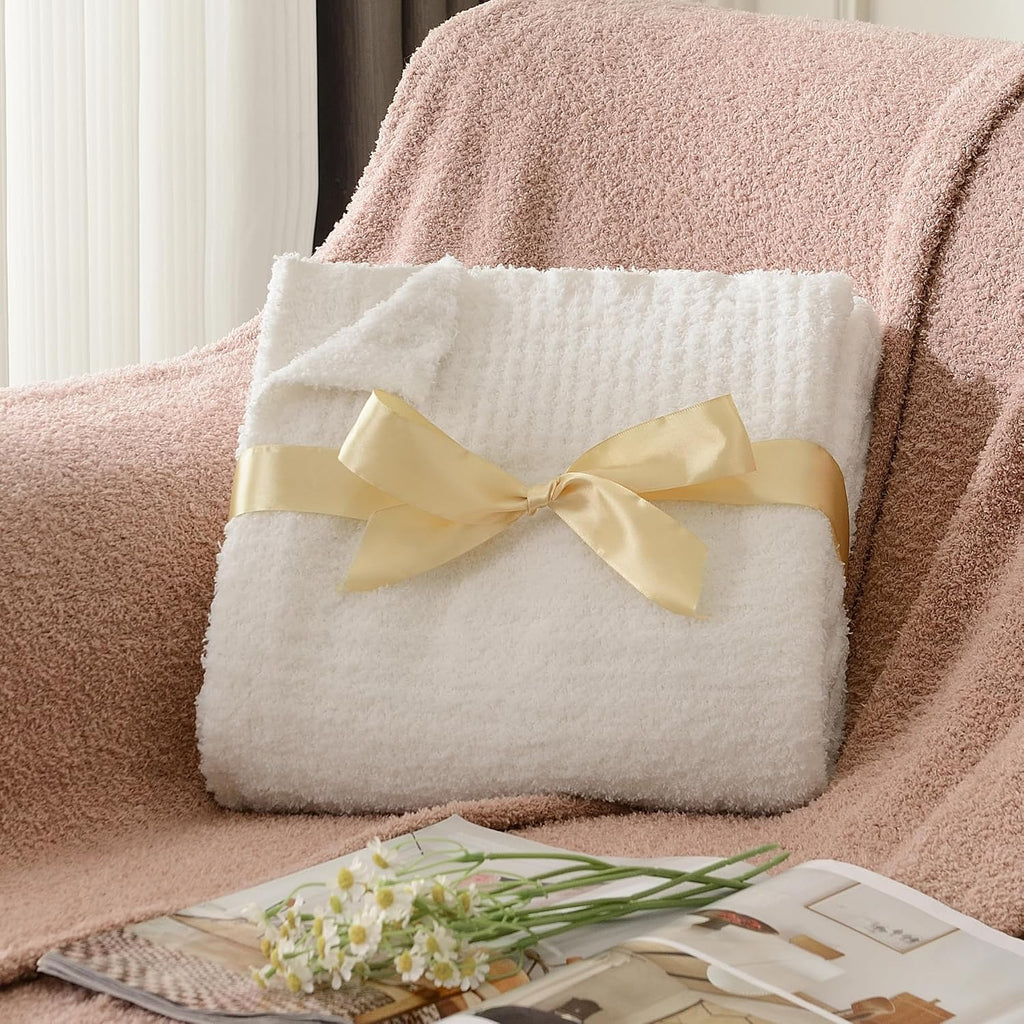 Knit throw blanket 50 x 60 inch size view