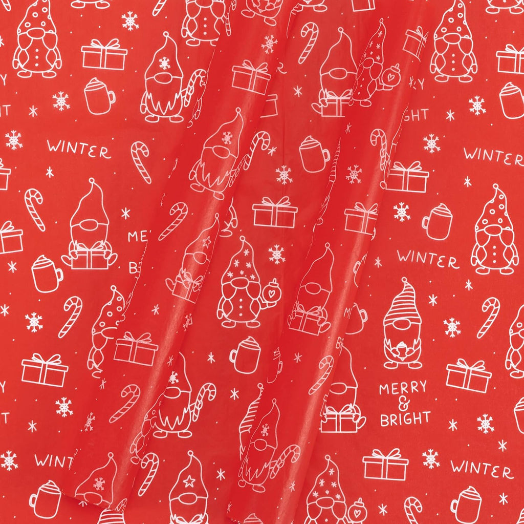 Christmas tissue paper sheet size 19 x 13 inches